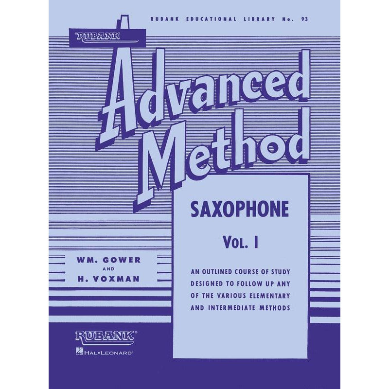 RUBANK ADVANCED METHOD SAXOPHONE VOL 1 - Music2u