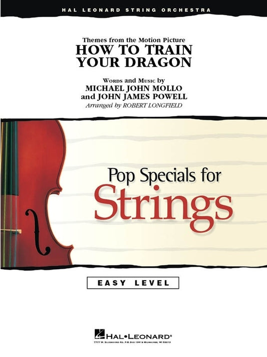 How To Train Your Dragon For String Orchestra Level 2 Score/Parts