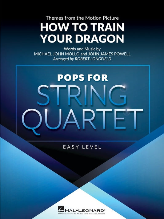 How To Train Your Dragon For String Quartet Sc/Pts