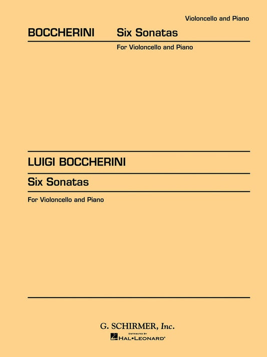 Boccherini - 6 Sonatas For Cello/Piano