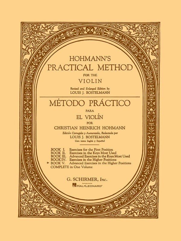 Hohmann - Practical Method For Violin Bk 5