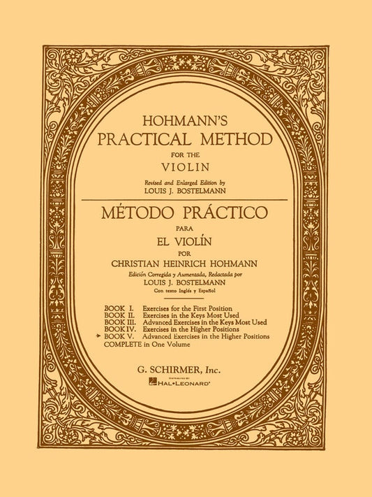 Hohmann - Practical Method For Violin Bk 5