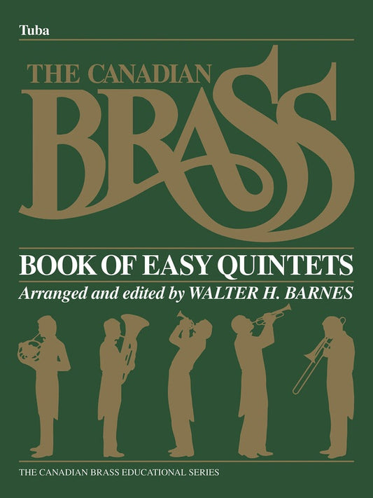 Canadian Brass Book Of Beginning Quintets Tuba