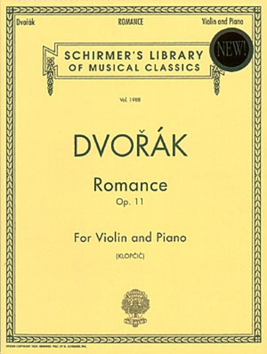 Dvorak - Romance Op 11 Violin/Piano