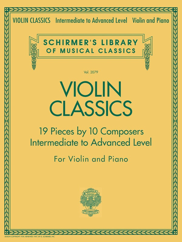 Violin Classics Intermediate To Advanced Level