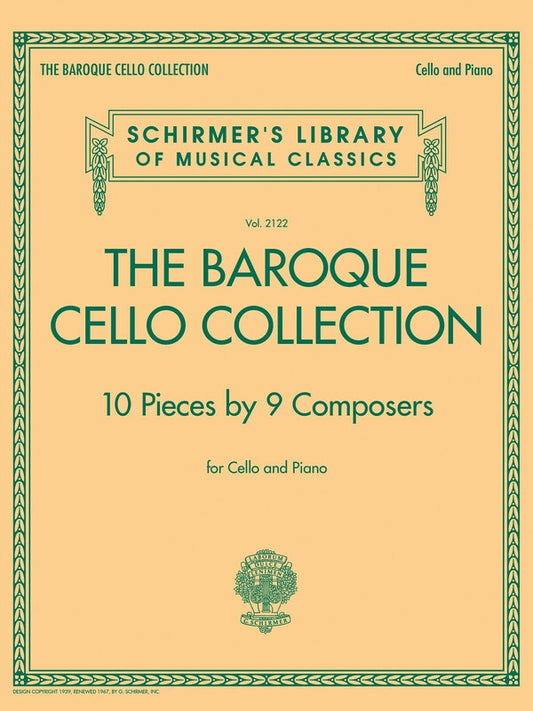 Baroque Cello Collection Cello/Piano