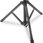 Manhasset Short Shaft Concertino Microphone Stand With Collapsible Base- Black Musical Instruments &