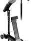 Manhasset Universal Tablet Holder & Mic Stand Mount - Black Musical Instruments Accessories