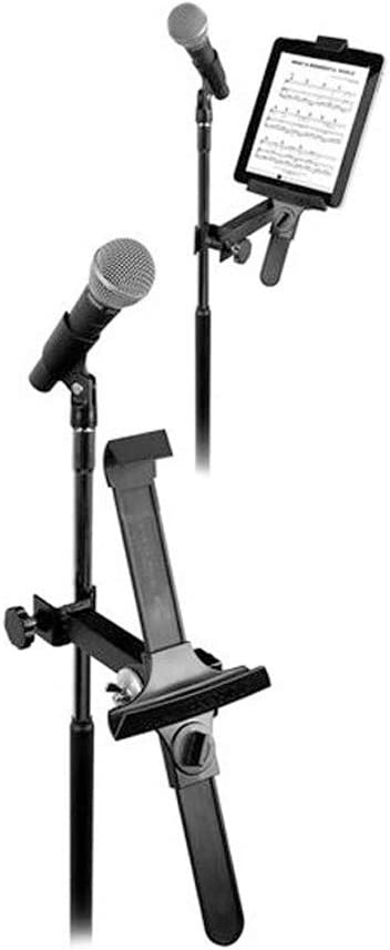 Manhasset Universal Tablet Holder & Mic Stand Mount - Black Musical Instruments Accessories