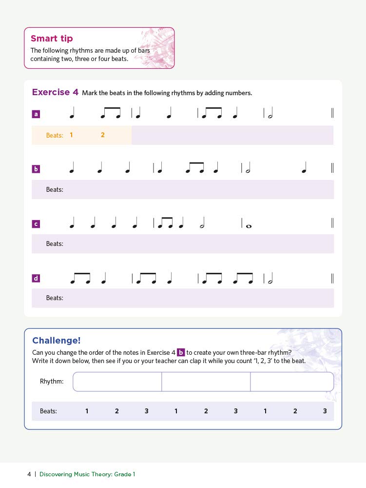 Discovering Music Theory ABRSM Grade 1 Workbook