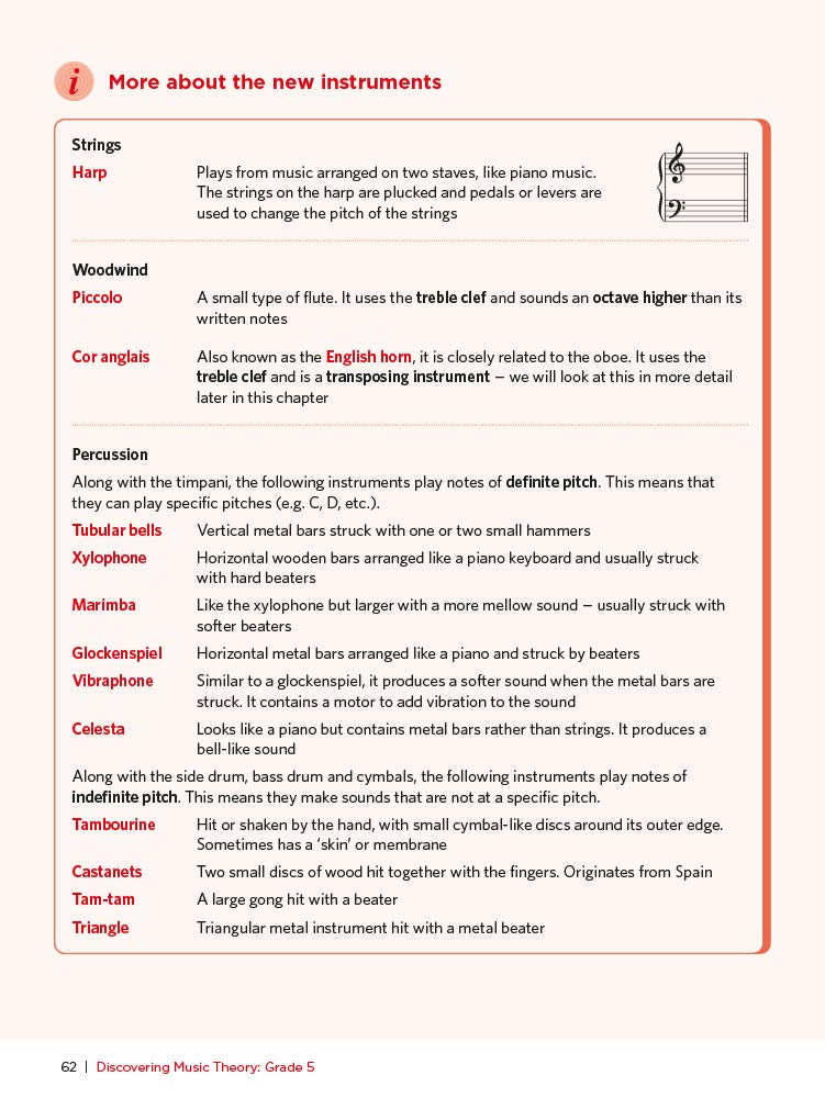 Discovering Music Theory Grade 5 Workbook