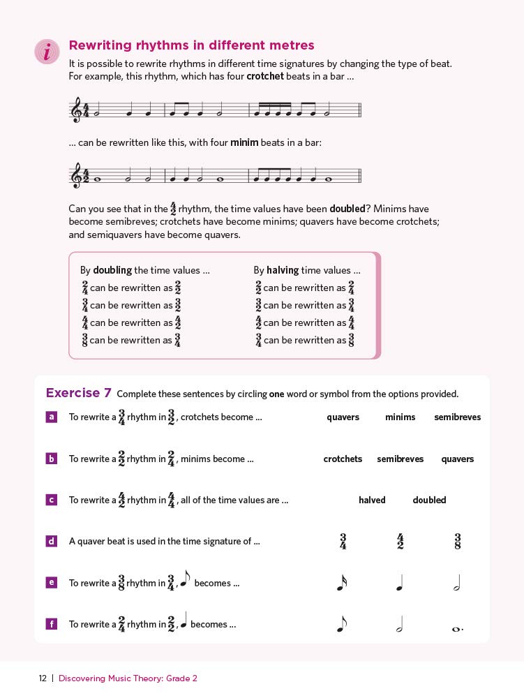 Discovering Music Theory Grade 2 Workbook