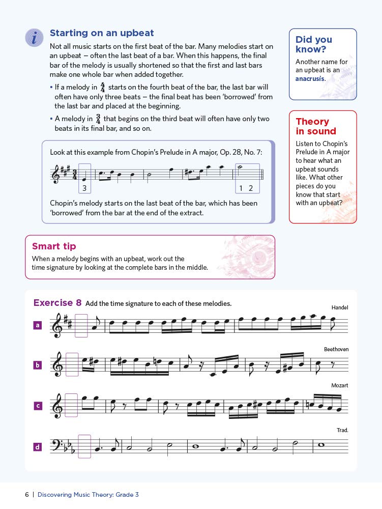 Discovering Music Theory Grade 3 Workbook