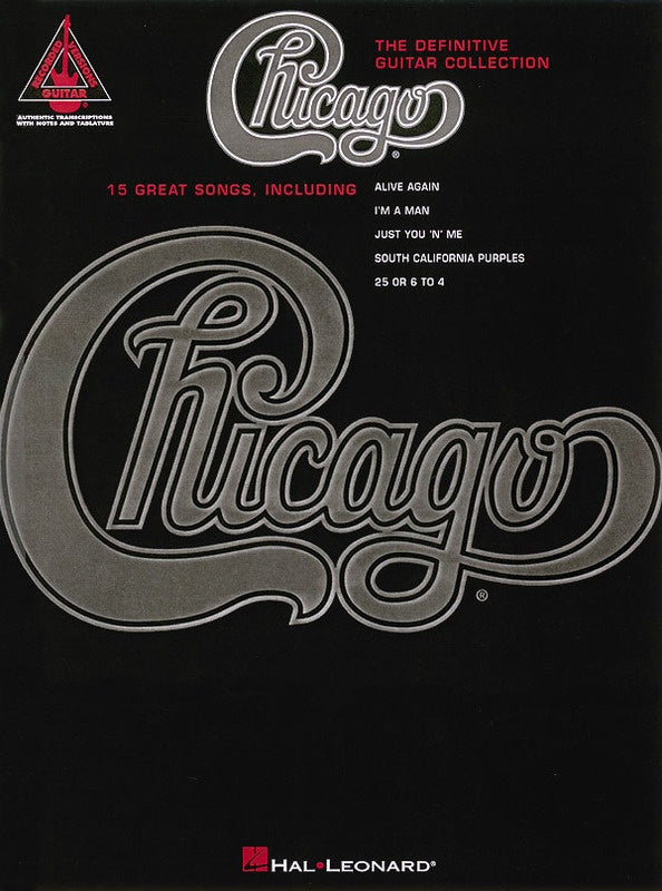 Chicago - Definitive Guitar Collection Guitar Tab Book