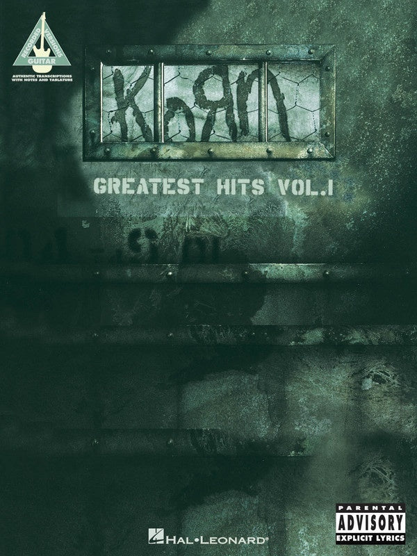 Korn - Greatest Hits Volume 1 Guitar Tab Book