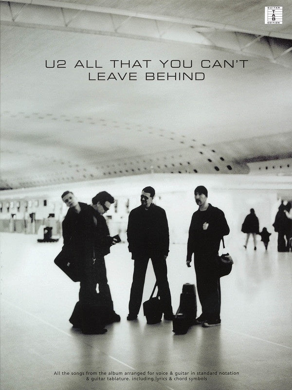 U2 - All That You Cant Leave Behind Guitar Tab Book