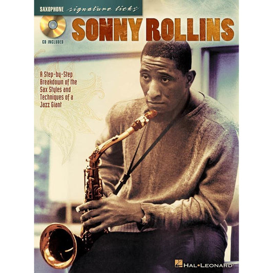 Sonny Rollins Signature Licks Sax Bk/Cd