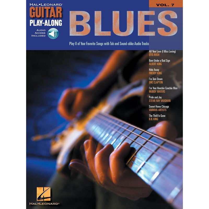 BLUES GUITAR PLAYALONG V7 BK/OLA - Music2u