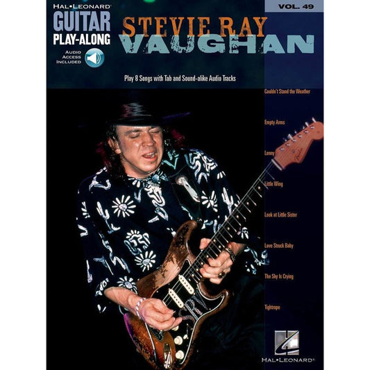 Stevie Ray Vaughan Guitar Play Along Volume 49 Book/Ola