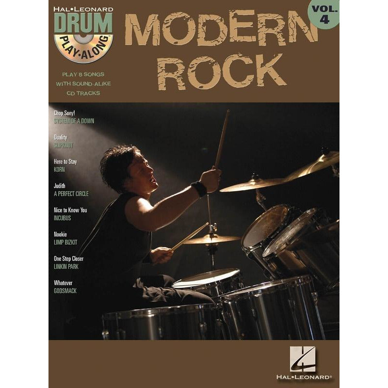 Modern Rock Drum Play Along Bk/Cd V4