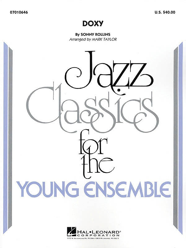 Doxy - Jazz Ensemble Level 3 Score/Parts