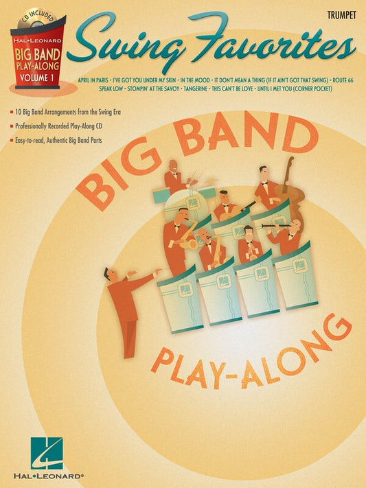 Swing Favorites Trumpet Big Band Playalong V1 Bk/Cd