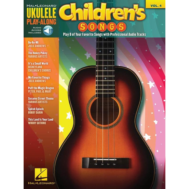 CHILDRENS SONGS UKULELE PLAY ALONG BK/CD V4 - Music2u
