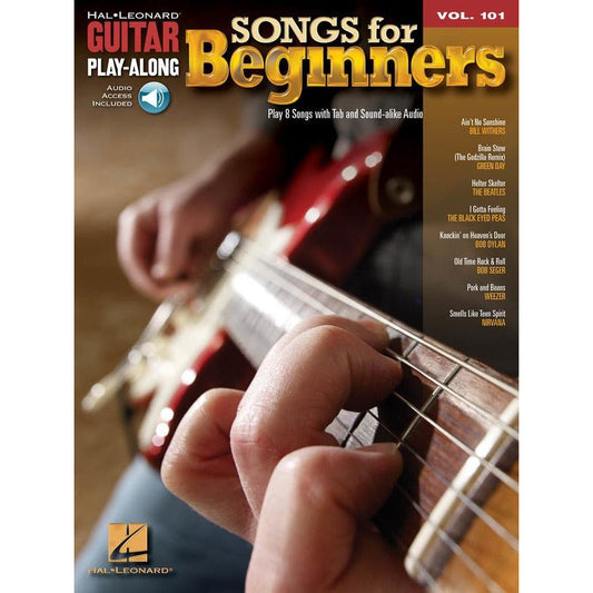 Songs For Beginners - Guitar Play Along Volume 101 Book/Ola