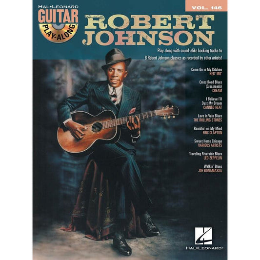 Robert Johnson Guitar Play Along Volume 146 Book/Cd