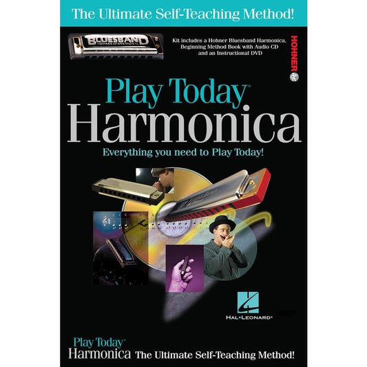 Play Harmonica Today Complete Kit with Book, Dvd, Cd & Hohner Harmonica