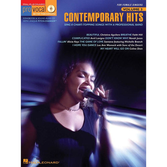 Contemporary Hits Pro Vocal Women's Volume 3 Book/Cd