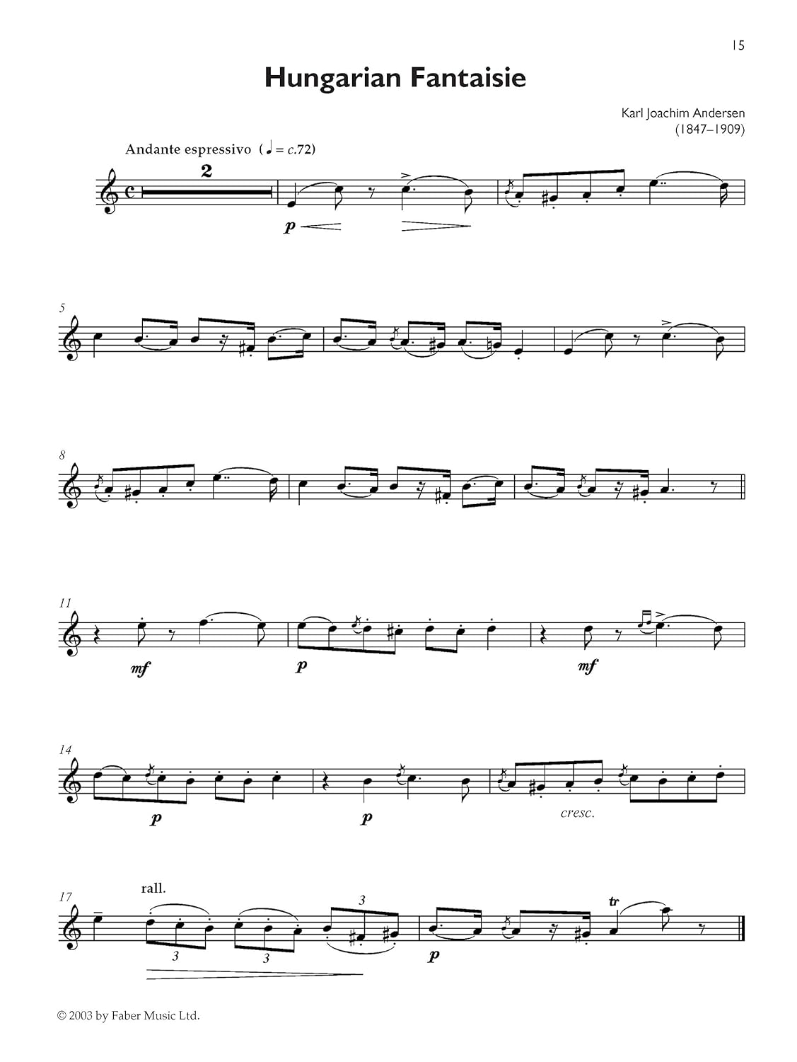 Sally Adams - First Repertoire For Flute Book