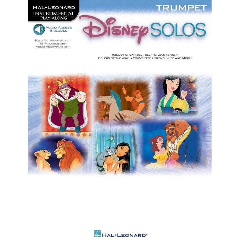 DISNEY SOLOS TRUMPET BK/OLA - Music2u