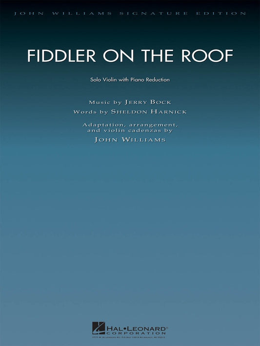 Fiddler On The Roof Violin/Piano John Williams Sig Ed