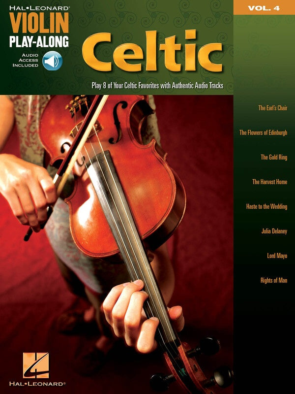 Celtic Violin Playalong V4 Bk/Ola