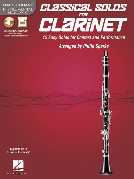 Classical Solos For Clarinet Bk/Cdrom