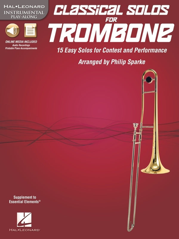 Classical Solos For Trombone Bk/Cdrom