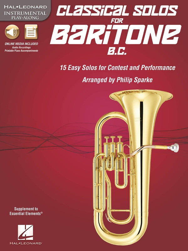 Classical Solos For Baritone Bc Bk/Cdrom