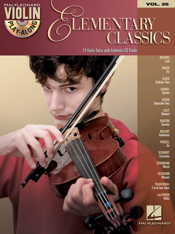 Elementary Classics Violin Play Along Bk/Cd V26