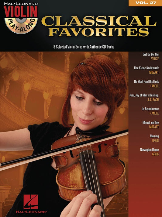 Classical Favorites Violin Play Along Bk/Cd V27