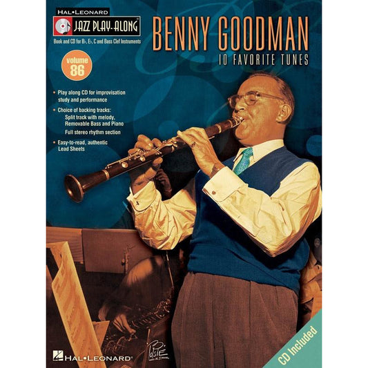 Benny Goodman Jazz Play Along Volume 86 Book/Cd