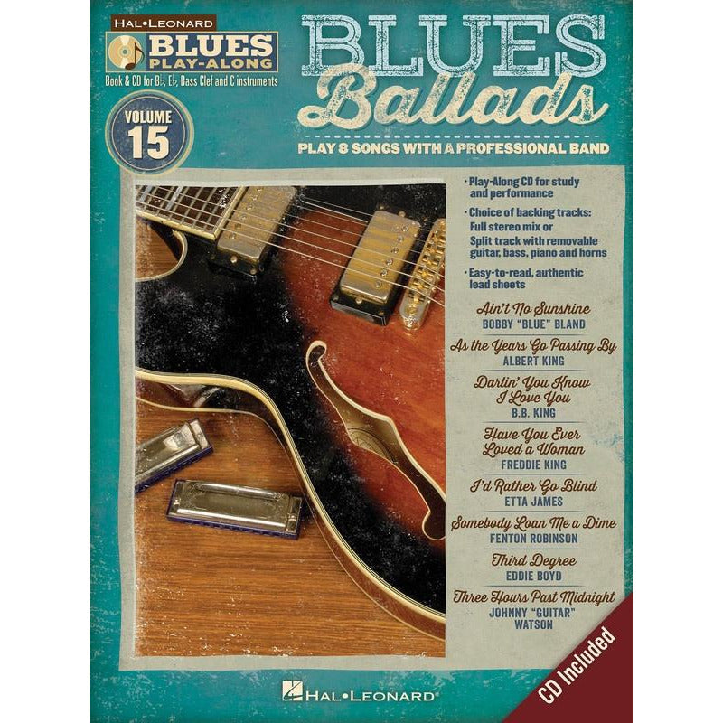 BLUES BALLADS BLUES PLAY ALONG V15 BK/CD - Music2u