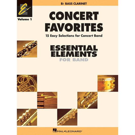 Essential Elements Concert Favorites Volume 1 Bb Bass Clarinet Book