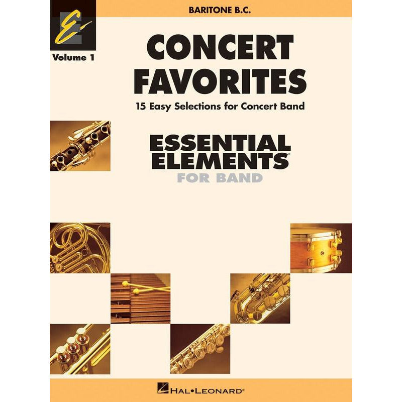 Essential Elements Concert Favorites Volume 1 Baritone B.C Book