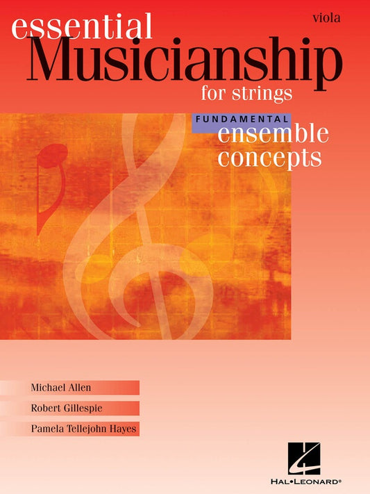 Essential Musicianship For Strings Fundamental Viola