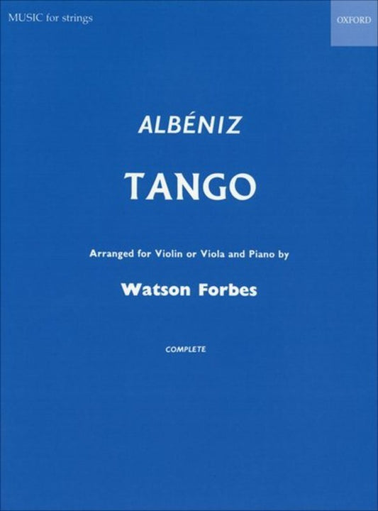 Albeniz - Tango Violin (Or Viola)/Piano Arr Forbes