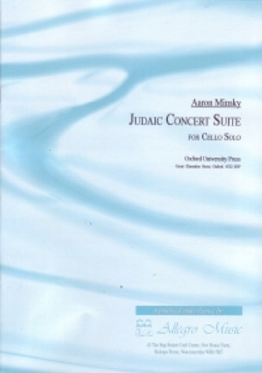 Minsky - Judaic Concert Suite Solo Cello (Archive)