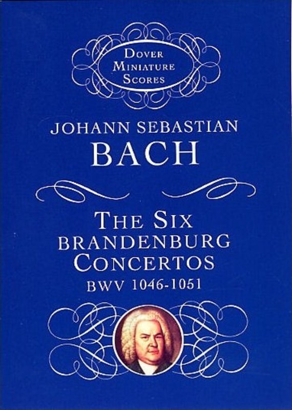 Bach - 6 Brandenburg Concertos Bvw 1046-1051 Mini Score Book