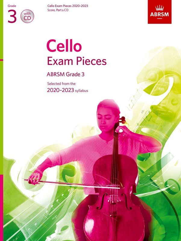 Cello Exam Pieces 2020-23 Gr 3 Cello/Piano/Cd