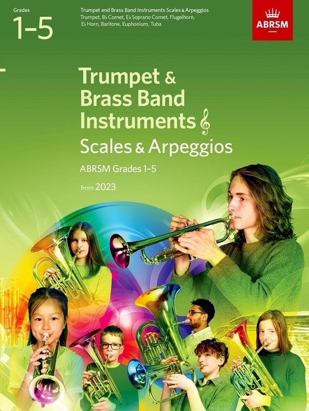 Abrsm Scales And Arpeggios Trumpet/Brass Band Tc Gr 1-5